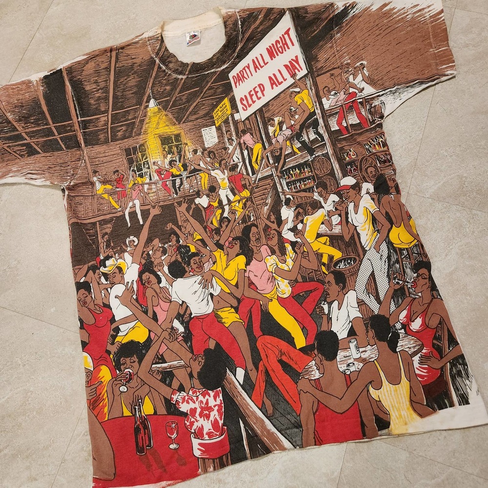 Vintage Marvin Gaye T Shirt‎ XL Sugar Shack All Over Print Rap Tee T Shirt